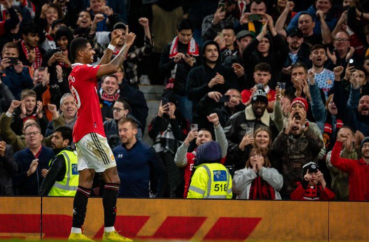 Hasi Liga Inggris, Manchester United vs West Ham United, Marcus Rashford - Foto Twitter @premierleague