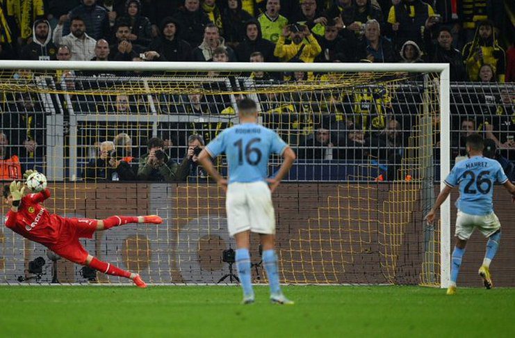 Hasil Liga Champions, Borussia Dortmund vs Manchester City, Riyad Mahrez - Foto Twitter @ChampionsLeague
