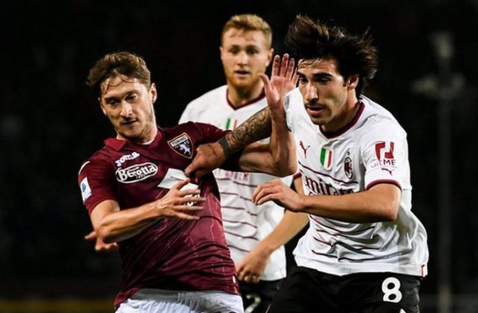 Hasil Liga Italia, Torino vs AC Milan 1 - Foto Twitter @SerieA