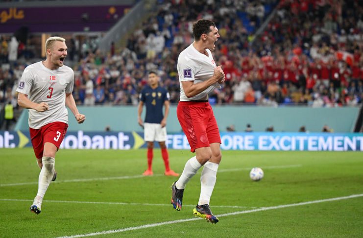 Prancis vs Denmark, Andreas Christensen, Piala Dunia 2022 - FIFA