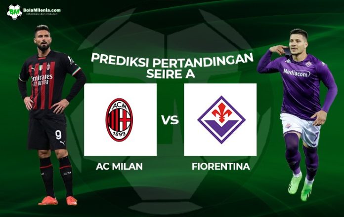 Prediksi AC Milan vs Fiorentina, Liga Italia (cover) - BolaMilenia