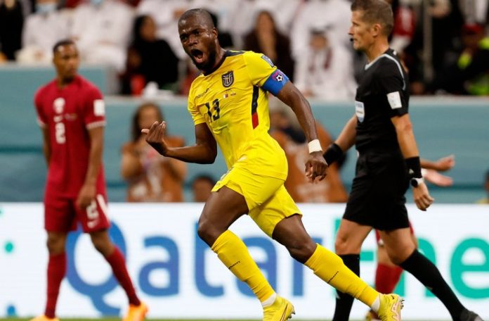 Qatar vs Ekuador, Enner Valencia, Piala Dunia 2022 - FIFA