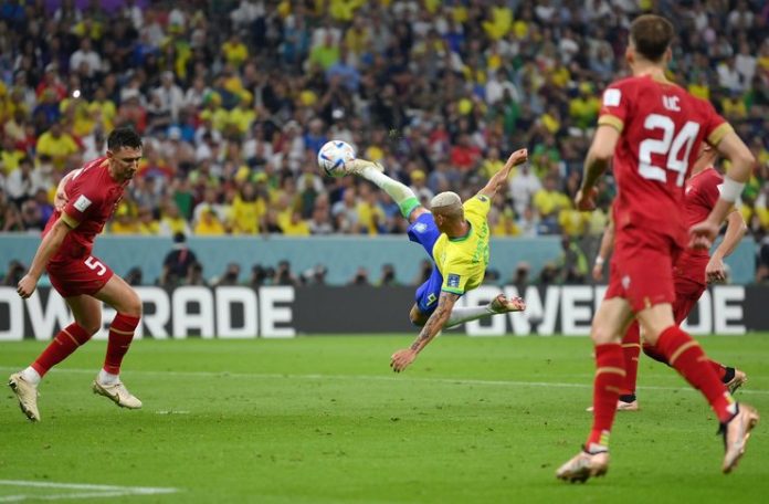 Richarlison, Brasil vs Serbia Piala Dunia 2022 - FIFA