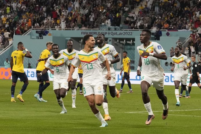 Selebrasi pemain Senegal vs Ekuador - Sky Sports