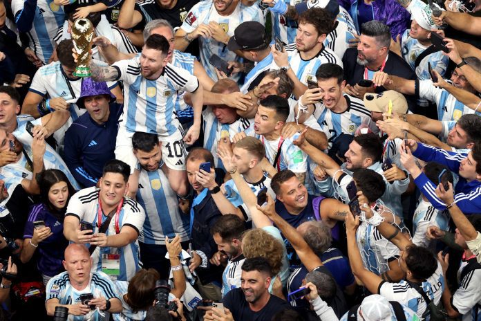 Argentina Selebrasi, Piala Dunia 2022 - Twitter @Argentina