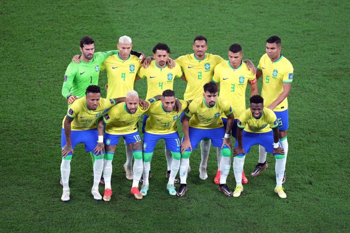 Brasil vs Korsel, PD2022 - Twitter @SquawkaNews