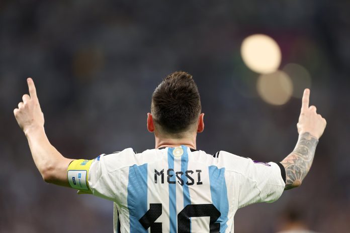 Lionel Messi, Argentina vs Australia, Piala Dunia2022 - Twitter @FIFAWorldCup