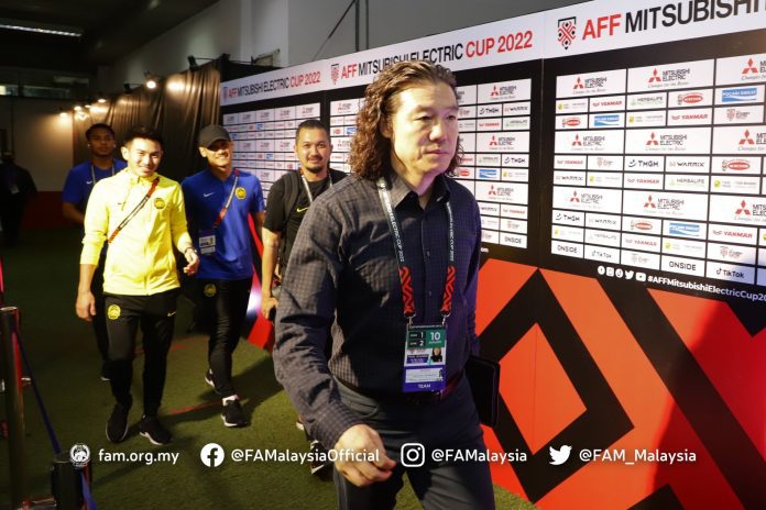 Kim Pan-gon, Thailand vs Malaysia, Piala AFF 2022 - Twitter @FAM_Malaysia