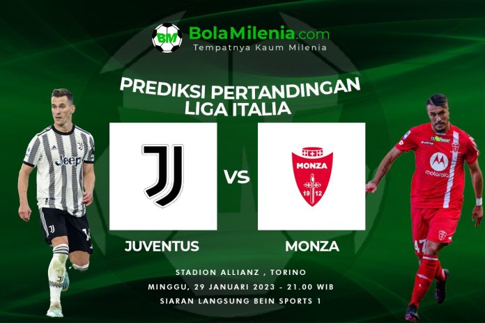 Prediksi Juventus vs Monza Liga Italia - BolaMilenia