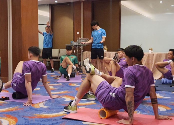 Vietnam Latihan di Hotel, Piala AFF 2022 - Zing News