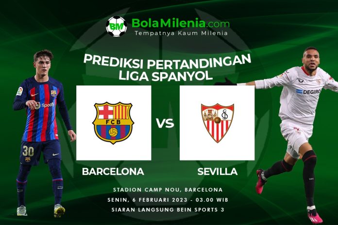 Prediksi Barcelona vs Sevilla di Liga Spanyol 2022-23