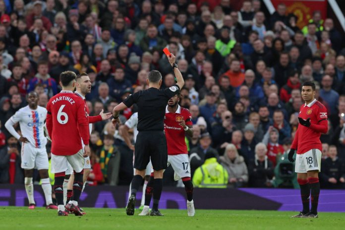 Casemiro, Man United vs Crystal Palace, Liga Inggris 2022-23 - Reuters
