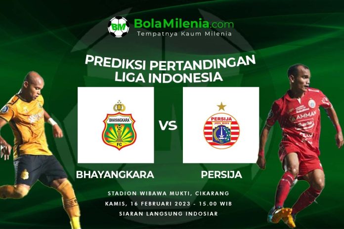 Prediksi Bhayangkara vs Persija, 15 Februari 2023