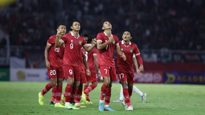 Selebrasi pemain Timnas U-20 Indonesia - PSSI