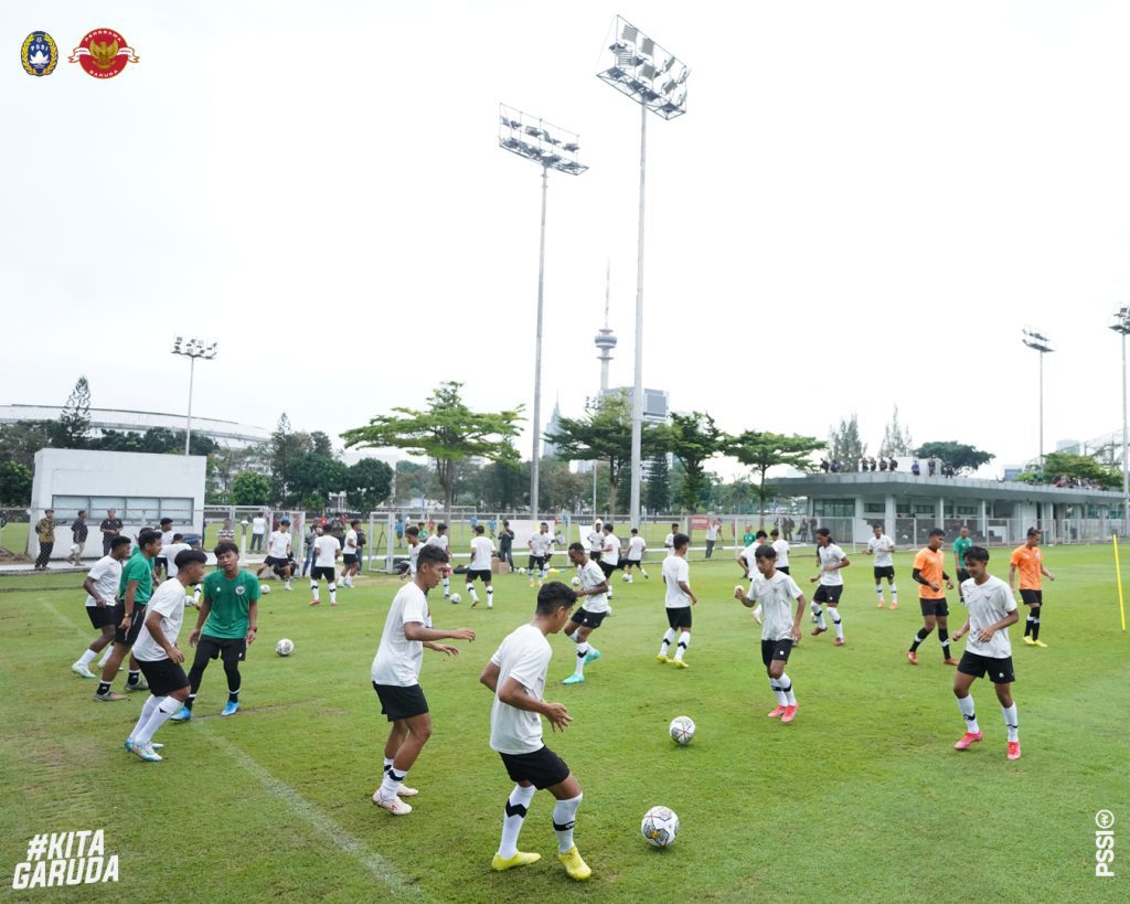 Latihan Timnas Indonesia U-22 - PSSI