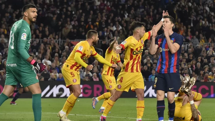 Girona vs Barcelona, Lewandowski - 90min