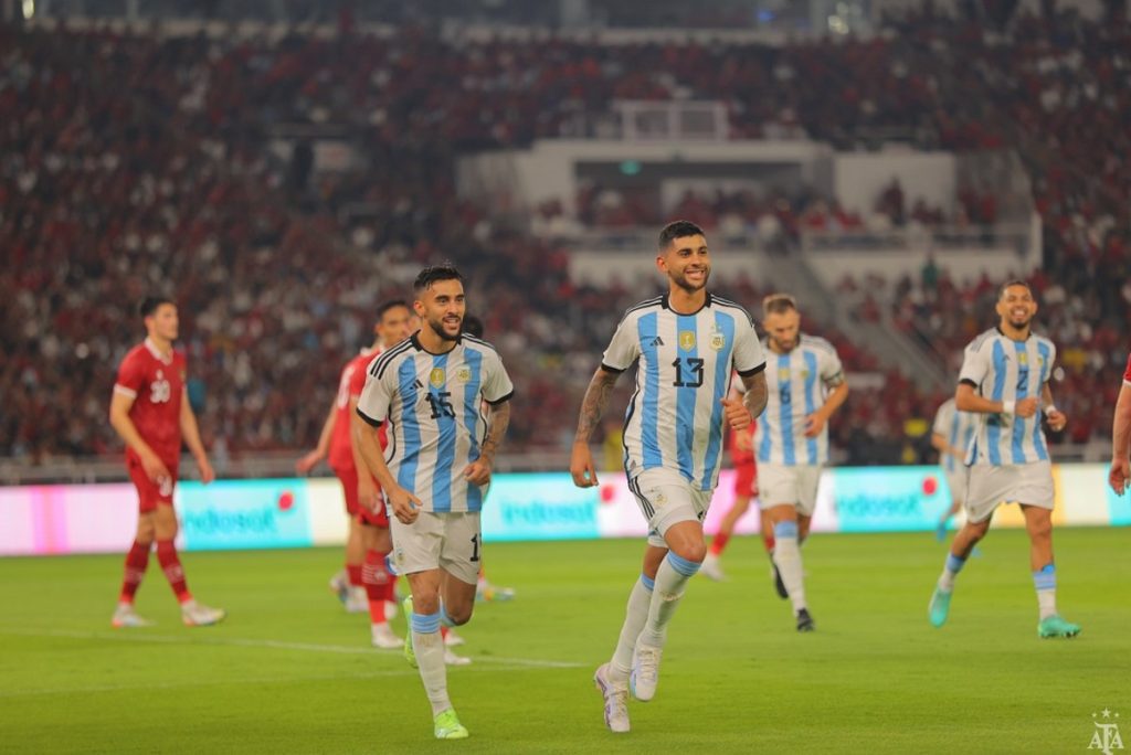 Cristian Romero, Indonesia vs Argentina