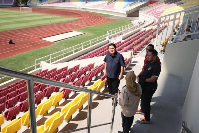 Erick Thohir Stadion Manahan Kualifikasi Piala Asia U-23