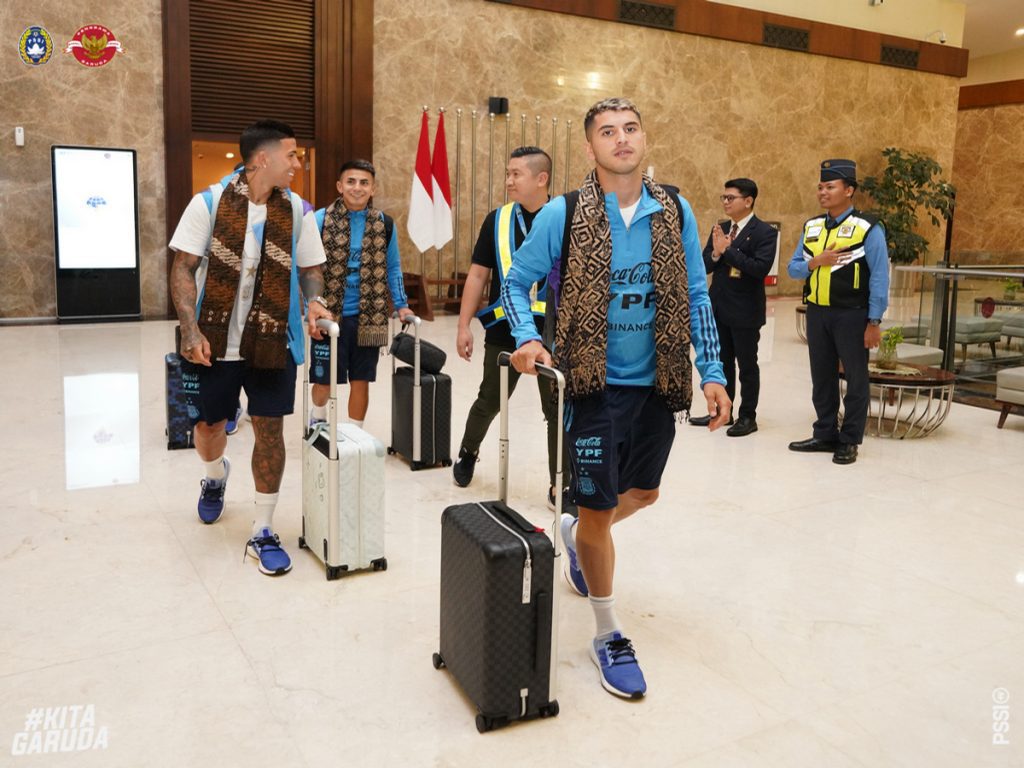 Skuad Argentina tiba di Indonesia - PSSI