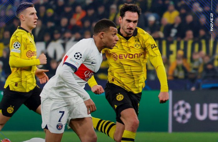 Borussia Dortmund vs Paris Saint-Germain Hasil Liga Champions Kylian Mbappe - PSG Inside