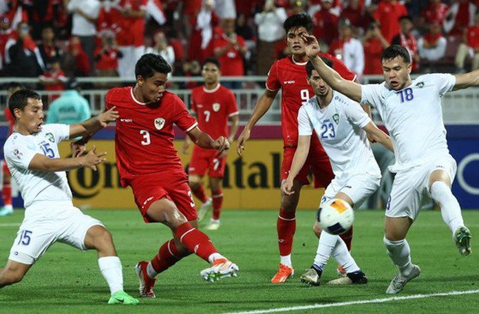 Timnas U-23 indonesia-vs-uzbekistan_Muhammad Ferarri Piala Asia U-23 2024 - AFP-Karim Jafar